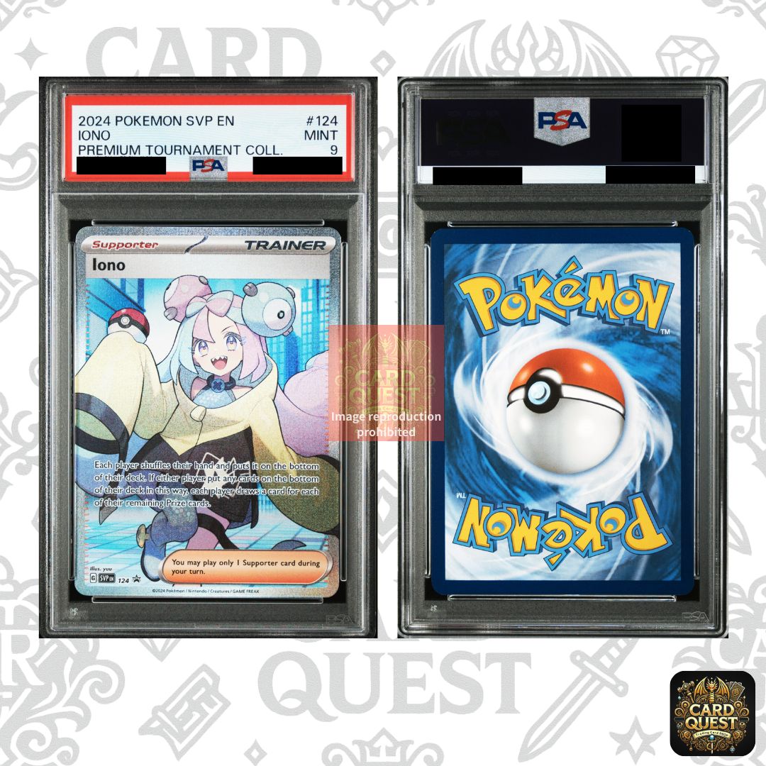 ☆フォローで5％OFF！【PSA9鑑定品】ナンジャモ SR 英語版 124