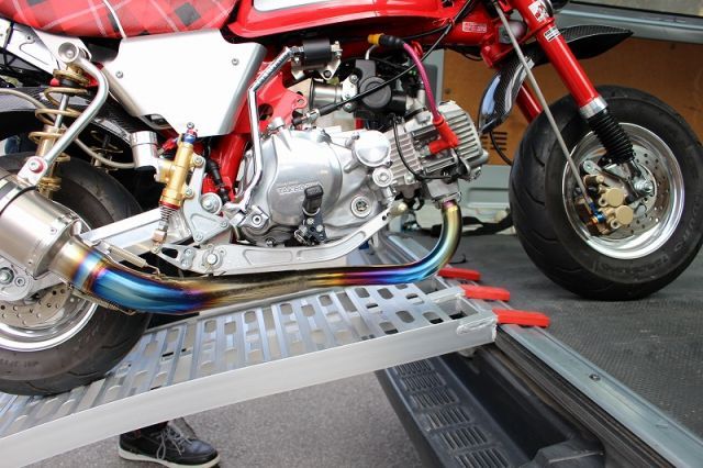 汎用モーターサイクル用アルミ製ロングスロープ折り畳み式 大型