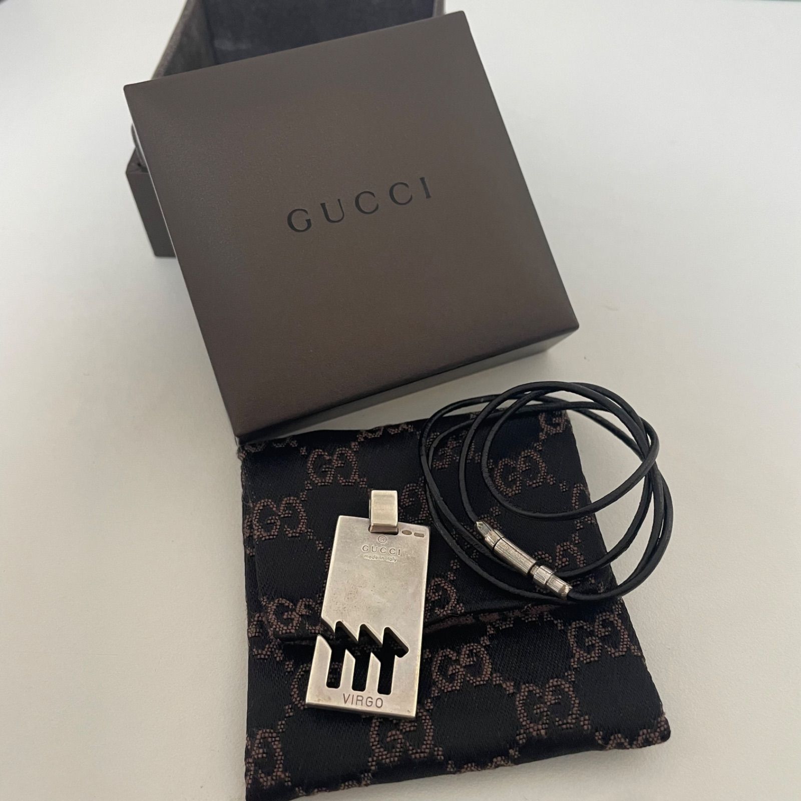 ☆ GUCCI グッチ 星座ネックレス シルバー925 乙女座（VIRGO 