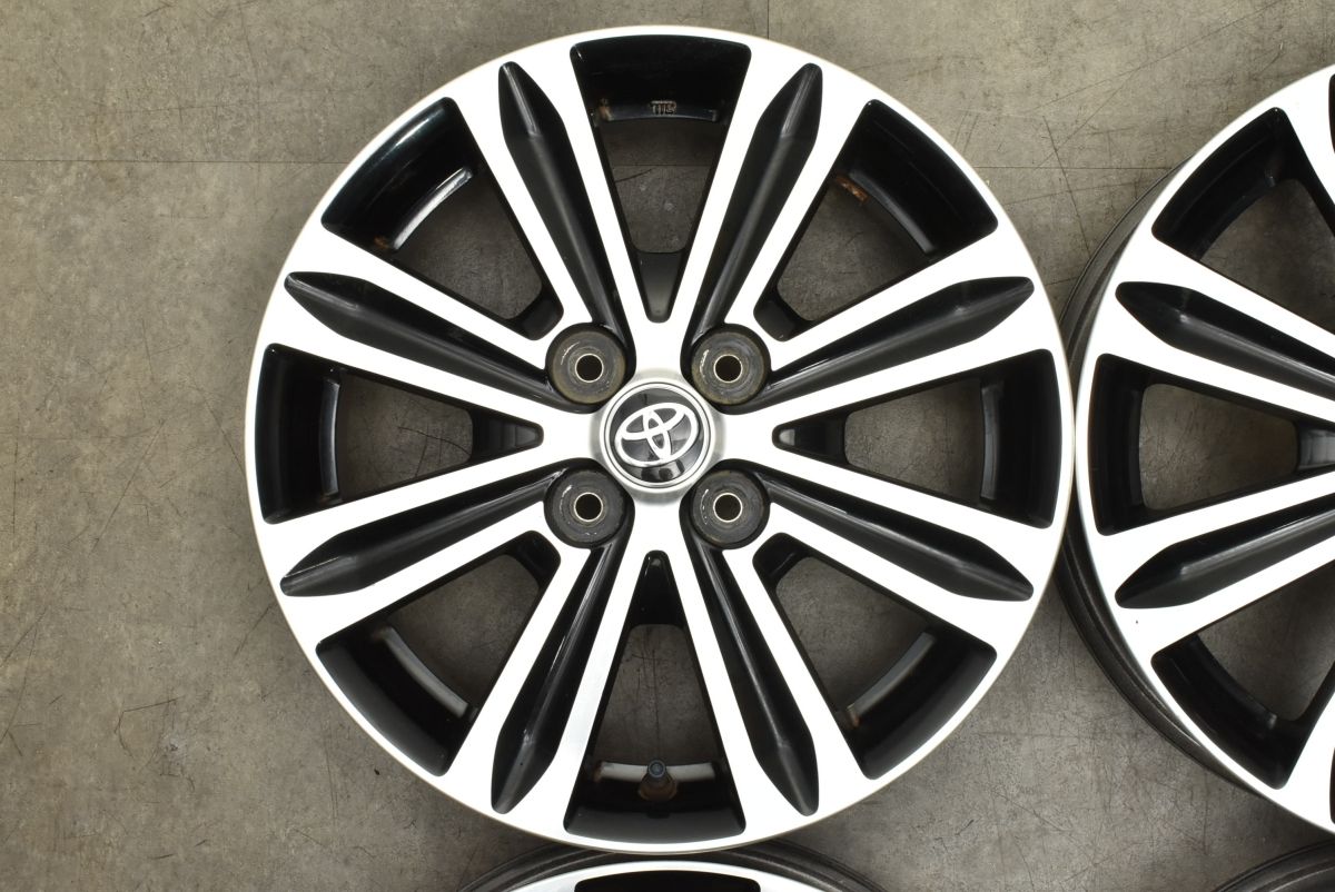 程度良好 トヨタ ピクシスジョイ 純正 15in 4.5J 45 PCD100 切削 4本 ダイハツ タント ムーブ キャスト ウェイク スタッドレス用 FFCRYSTALESIA_COM