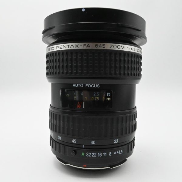 PENTAX 広角~標準ズームレンズ FA645 33-55mmF4.5AL 645マウント 645サイズ・645Dサイズ 26775 中古 《良品》 PENTAX FA645 33-55mm F4.5AL \u003cbr\u003e[ Lens | 交換