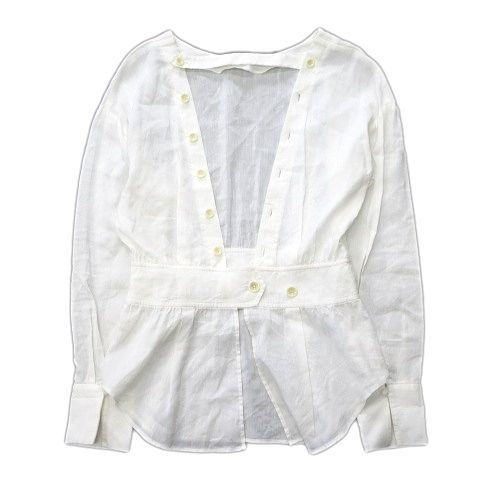 uhrワンピース 3-4y 長袖トップス WHITE 白 18SS ウーア Uhr OPEN-BACK