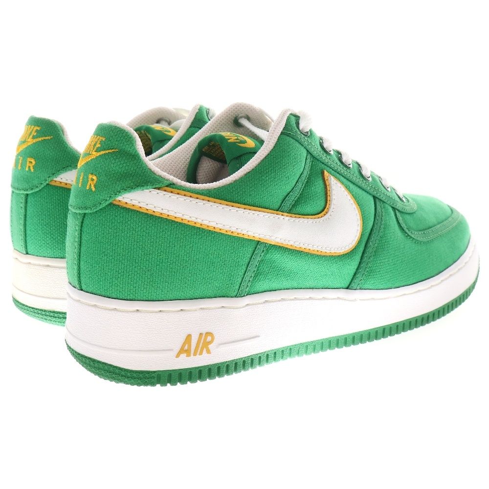 NIKE ナイキ 【観賞用 2004年製】 AIR FORCE 1 LOW CANVAS エアフォース1 キャンバス ローカットスニーカー グリーン/ホワイト US9.5/27.5cm 306349-311 NIKE (ナイキ) 【観賞用 2004年製】 AIR FORCE 1 LOW CANVAS エア