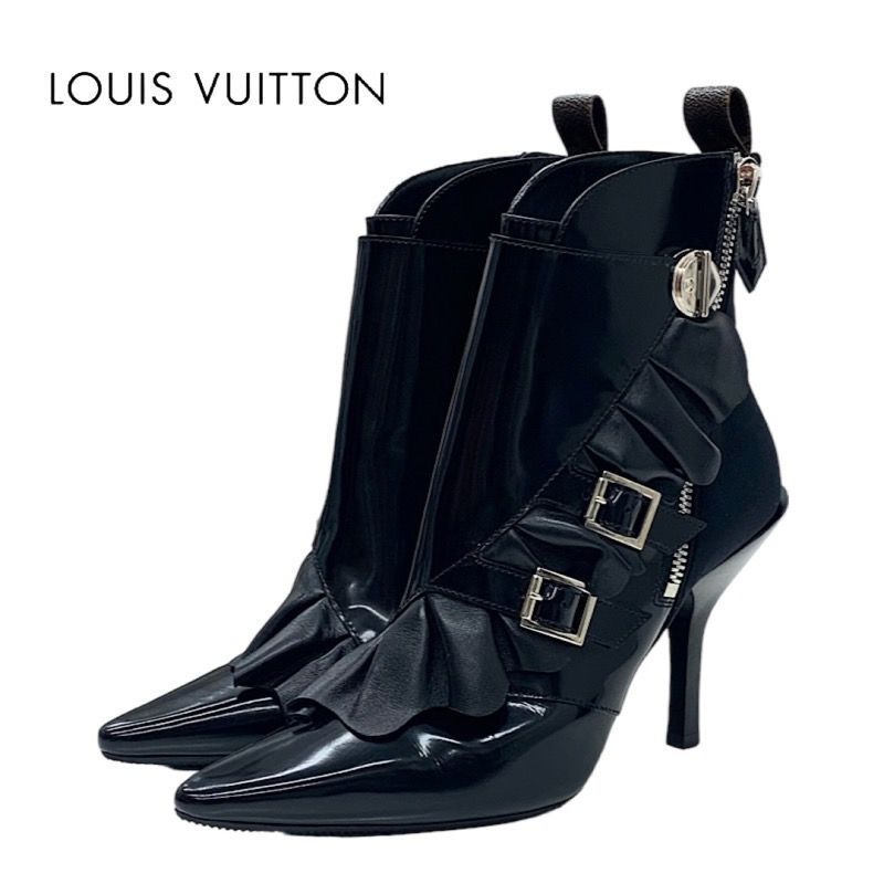 LOUIS VUITTON ルイヴィトン ブーツ ブラック 黒 靴ブーツ
