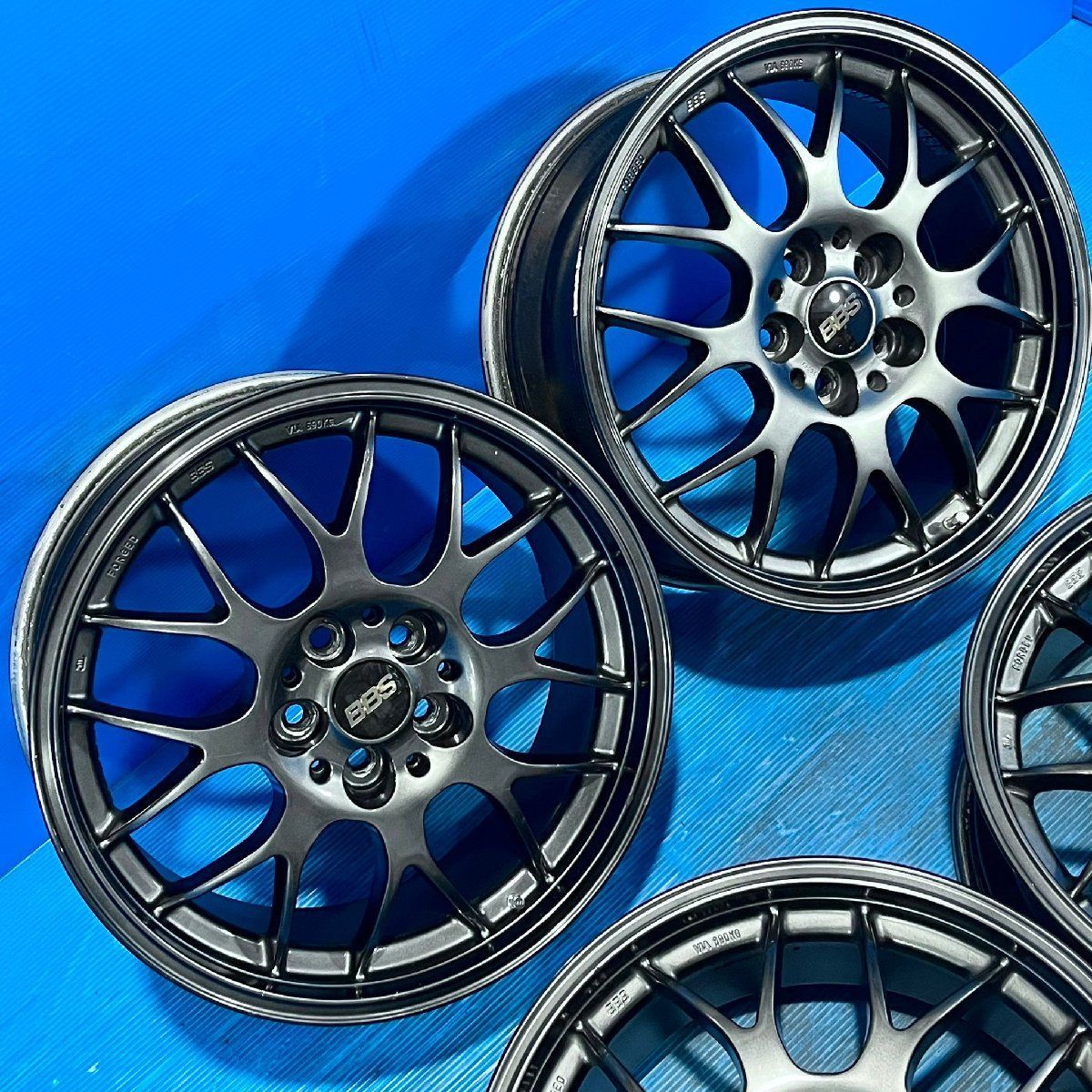 希少 BBS RG-R RG714 17インチ 7.5J +48 5H100 ハブ径56mm 鍛造