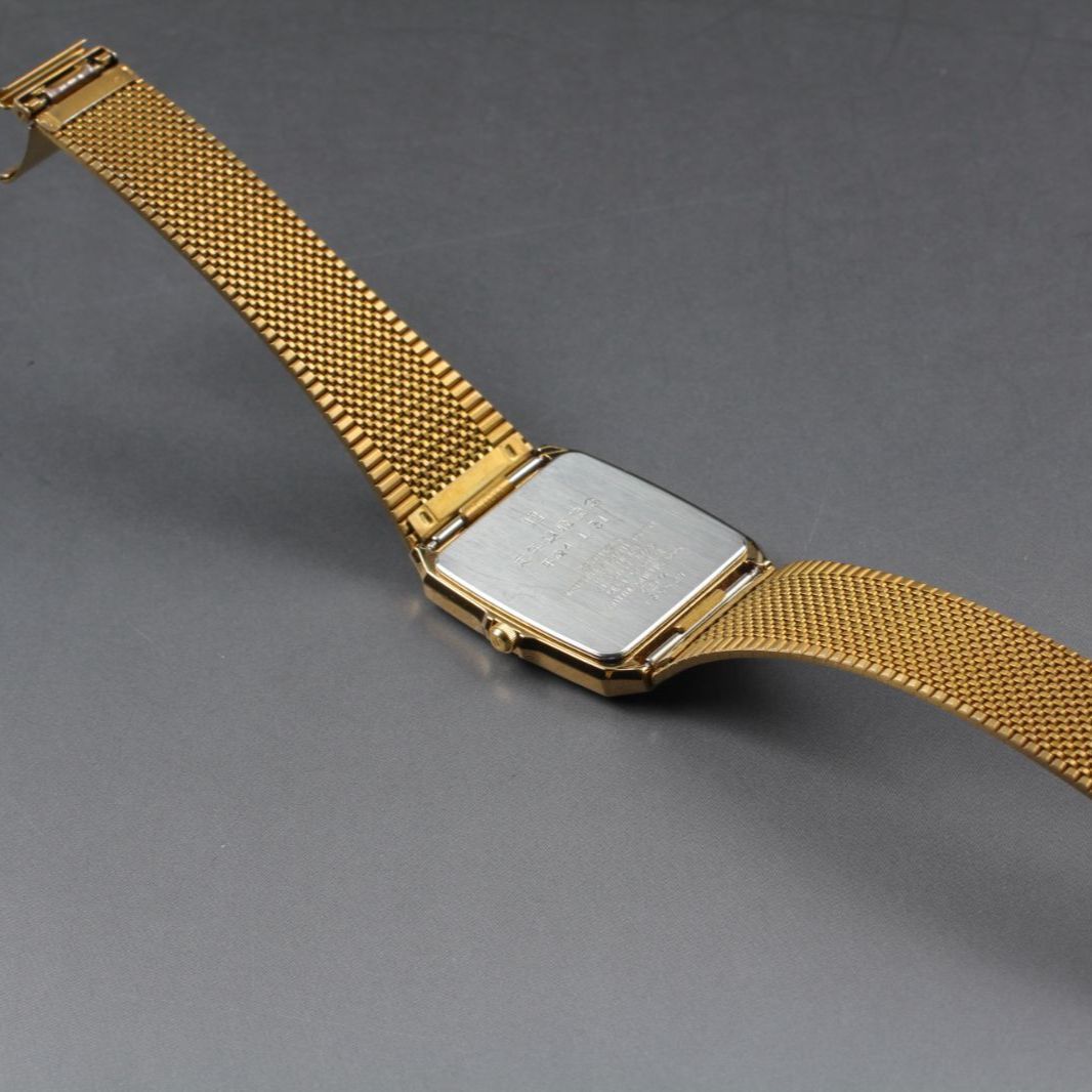 【稼働】SEIKO スピリット メンズ腕時計 ゴールド 94年製 ビンテージ SEIKO スピリット メンズ腕時計 ゴールド 94年製 ビンテージ