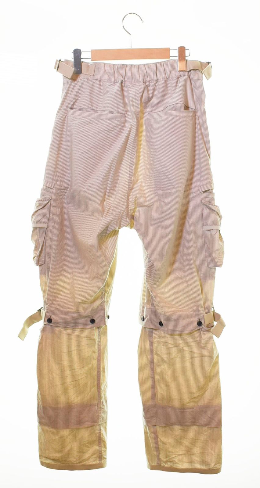 ジェン イェ JIAN YE 23ss ストライプナイロン ギミックパンツ 23ss-PT  