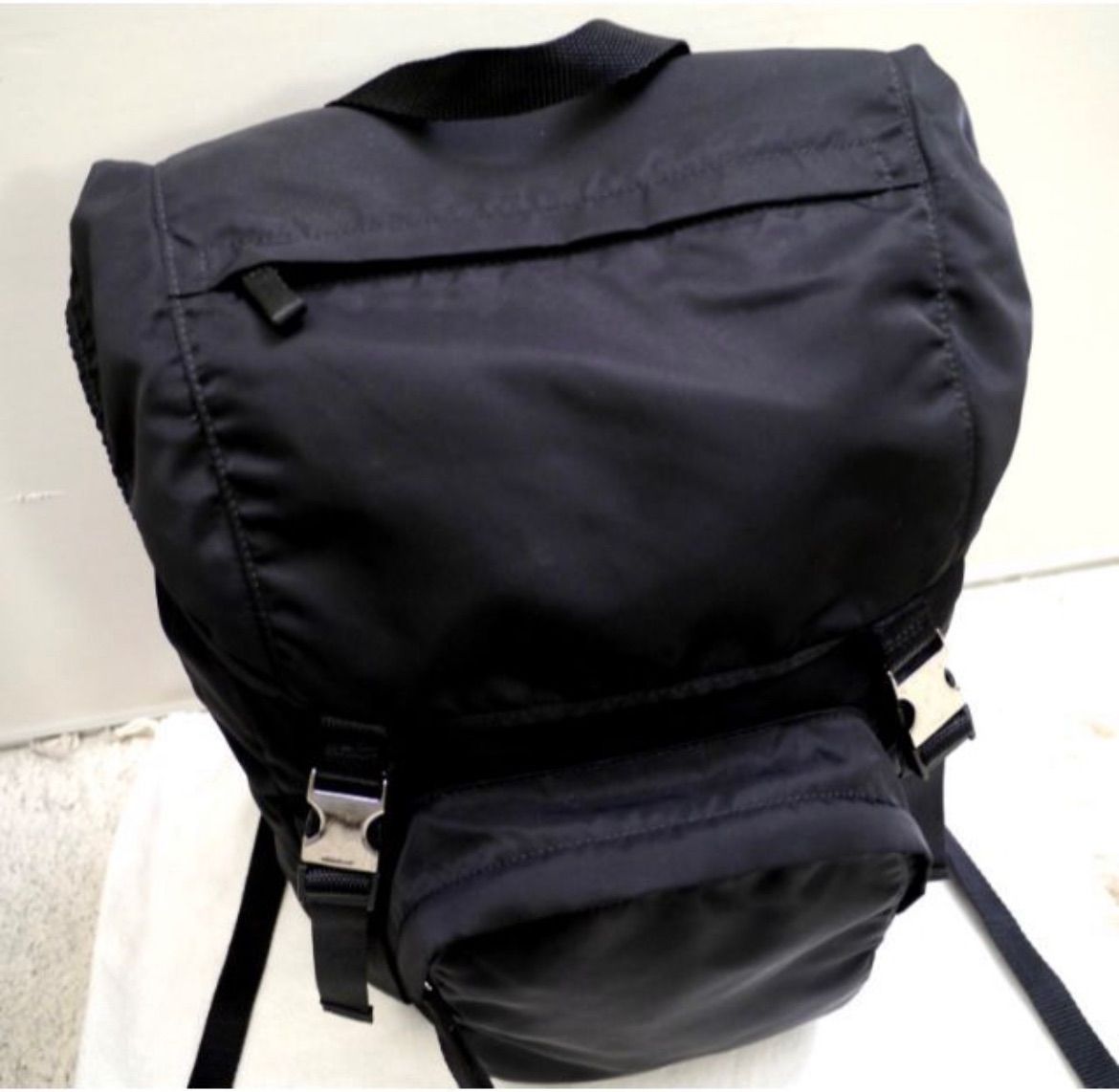 定番◇PRADA プラダ V135 大容量 テスート リュック バックパック黒