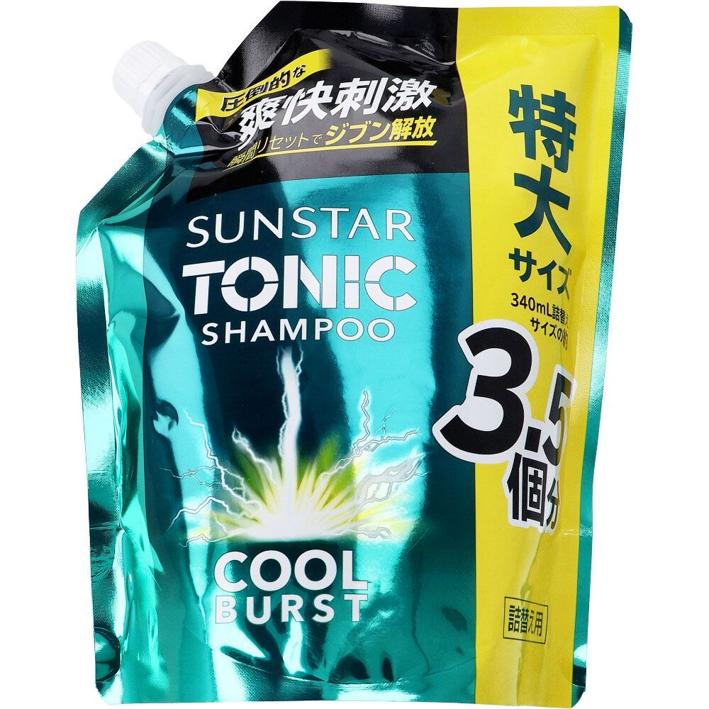 5セット サンスタートニックシャンプー COOL BURST 詰替用 特大サイズ 1200mL