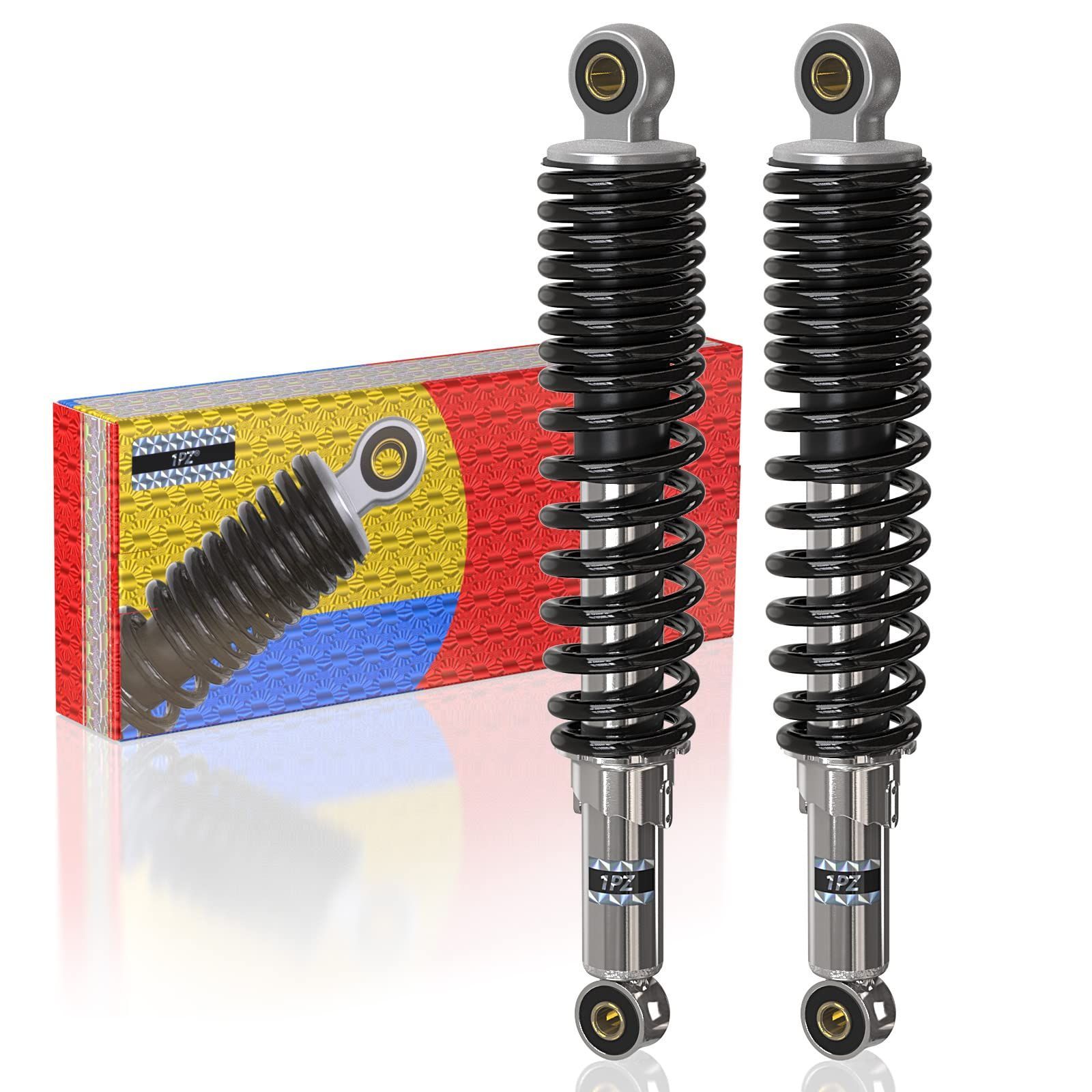 1 PZ JPR S 01 2本セット 330 mm リアサスペンション 5段階 プリロード調整 ホンダ スーパーカブ50 70 90 110 リトルカブ ATV クワッド ダートオートバイ用 社外品