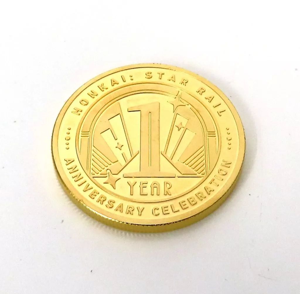 崩壊スターレイル 周年記念 コイン 中古】雑貨 [単品] ロゴ 記念コイン 「崩壊：スターレイル」 - メルカリ