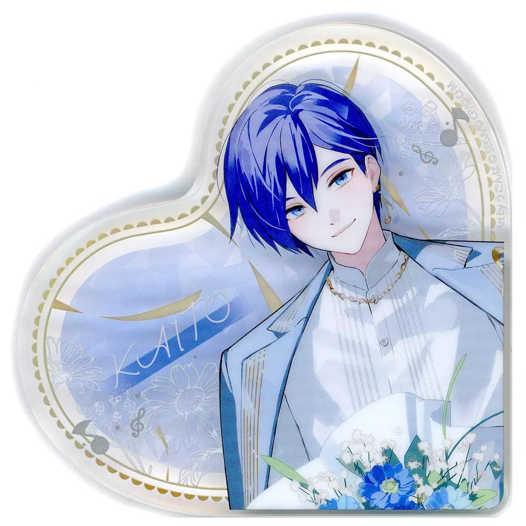 アクリルスタンド アクリルパネル KAITO ハート型アクリルブロック プロジェクトセカイ カラフルステージ! feat. 初音ミク 4th Anniversary 感謝祭