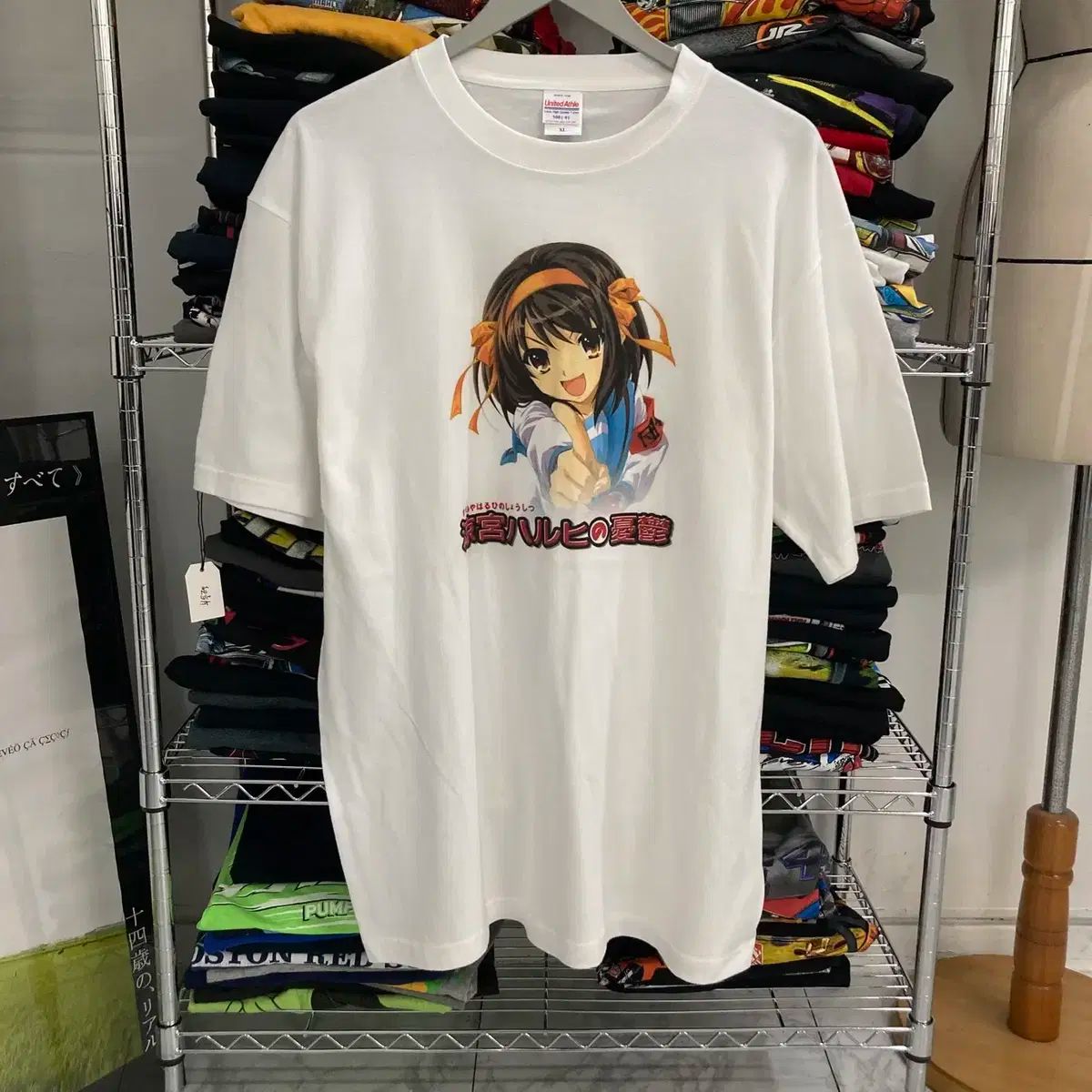 涼宮ハルヒ ブートレッグ アニメ Tシャツ