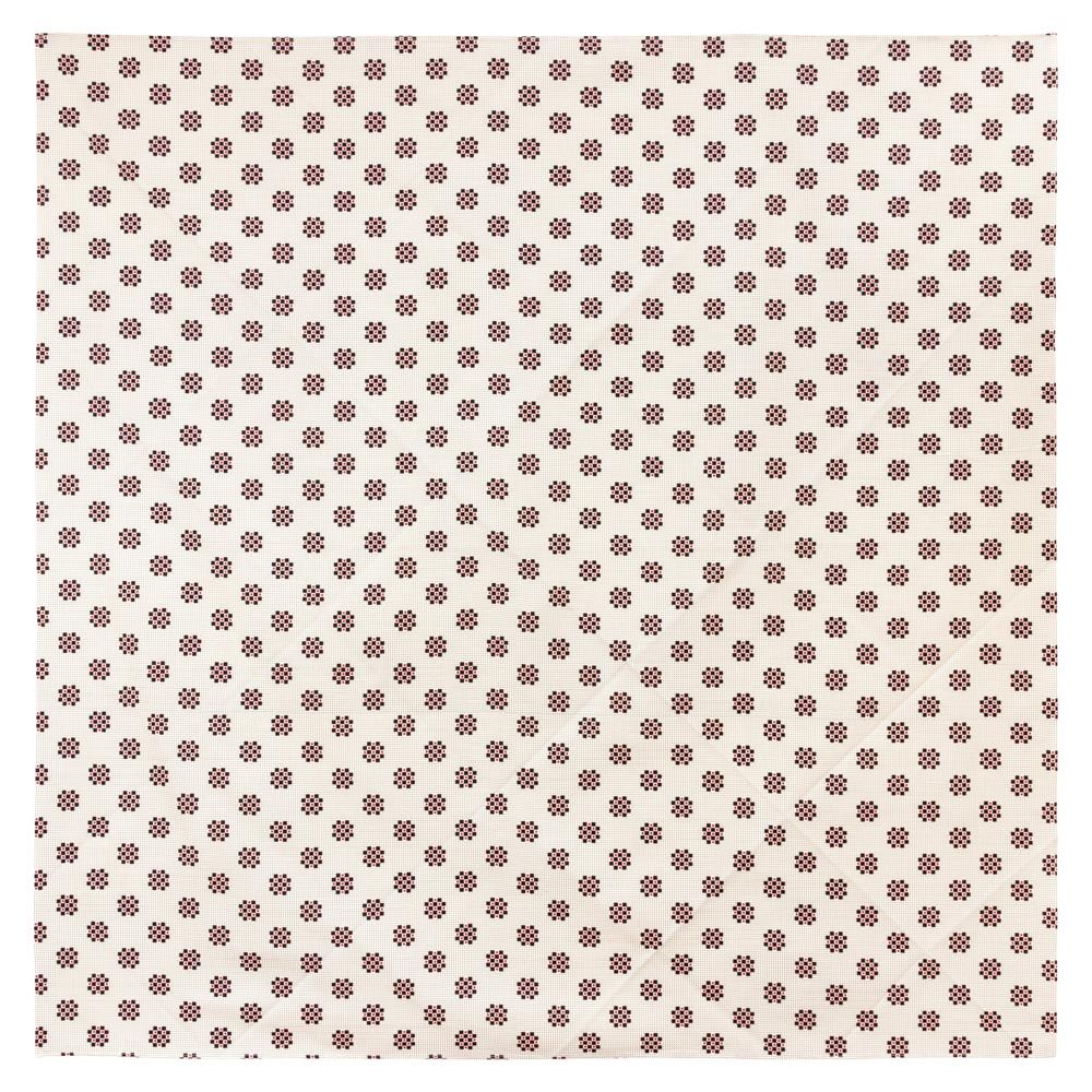 京都あらいそ 綿風呂敷 星入石畳紋 115cm Kyoto cotton wrapping cloth