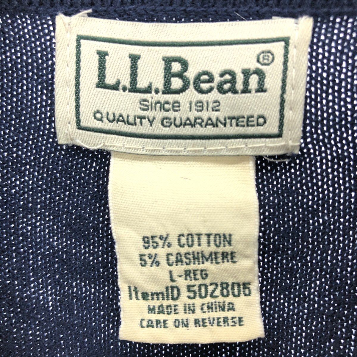 古着 エルエルビーン L.L.Bean ポロニットセーター メンズL相当/eaa478416