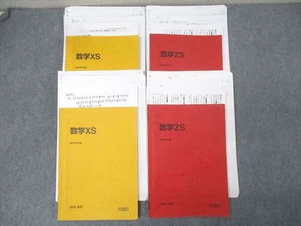 福袋 大丸 テキスト通年セット 数学XS/数学ZS 駿台 2024 米村明芳 計4冊 語学+参考書