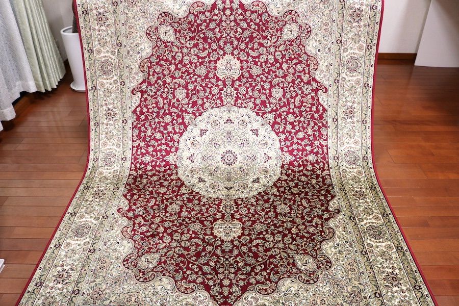 ペルシャ柄絨毯 160×230 新品未使用 大判ラグ カーペット 訳あり 