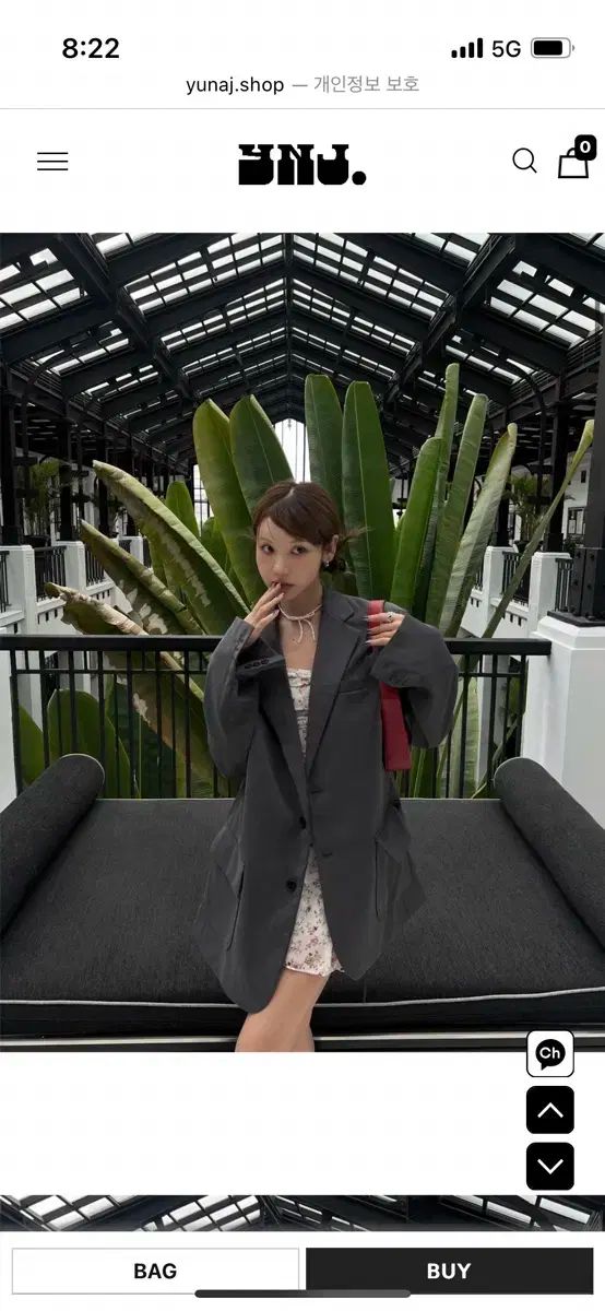 ユナジェイ オーバーサイズ ブレーザー