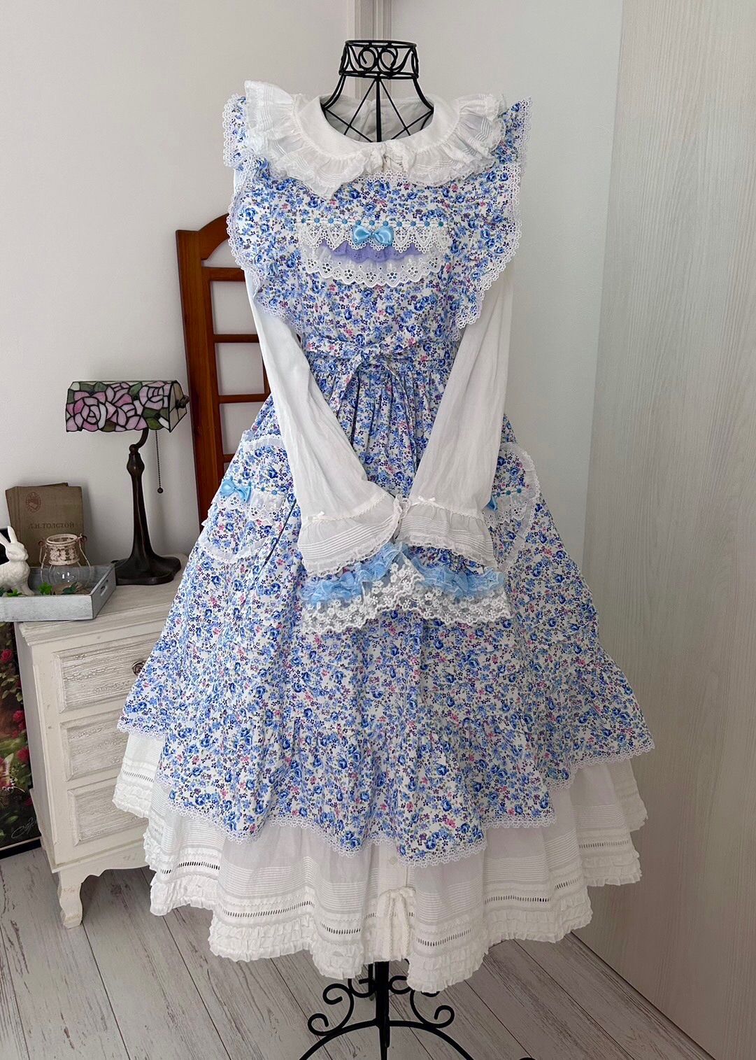 ハートポケットエプロンスカート ハートエプロンワンピース ｜ LIZ