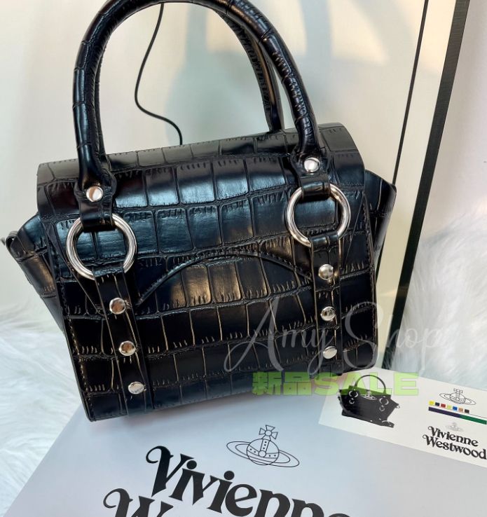 新品 Vivienne Westwood ヴィヴィアンウエストウッドBETTYクロコミニショルダーバッグ - メルカリ