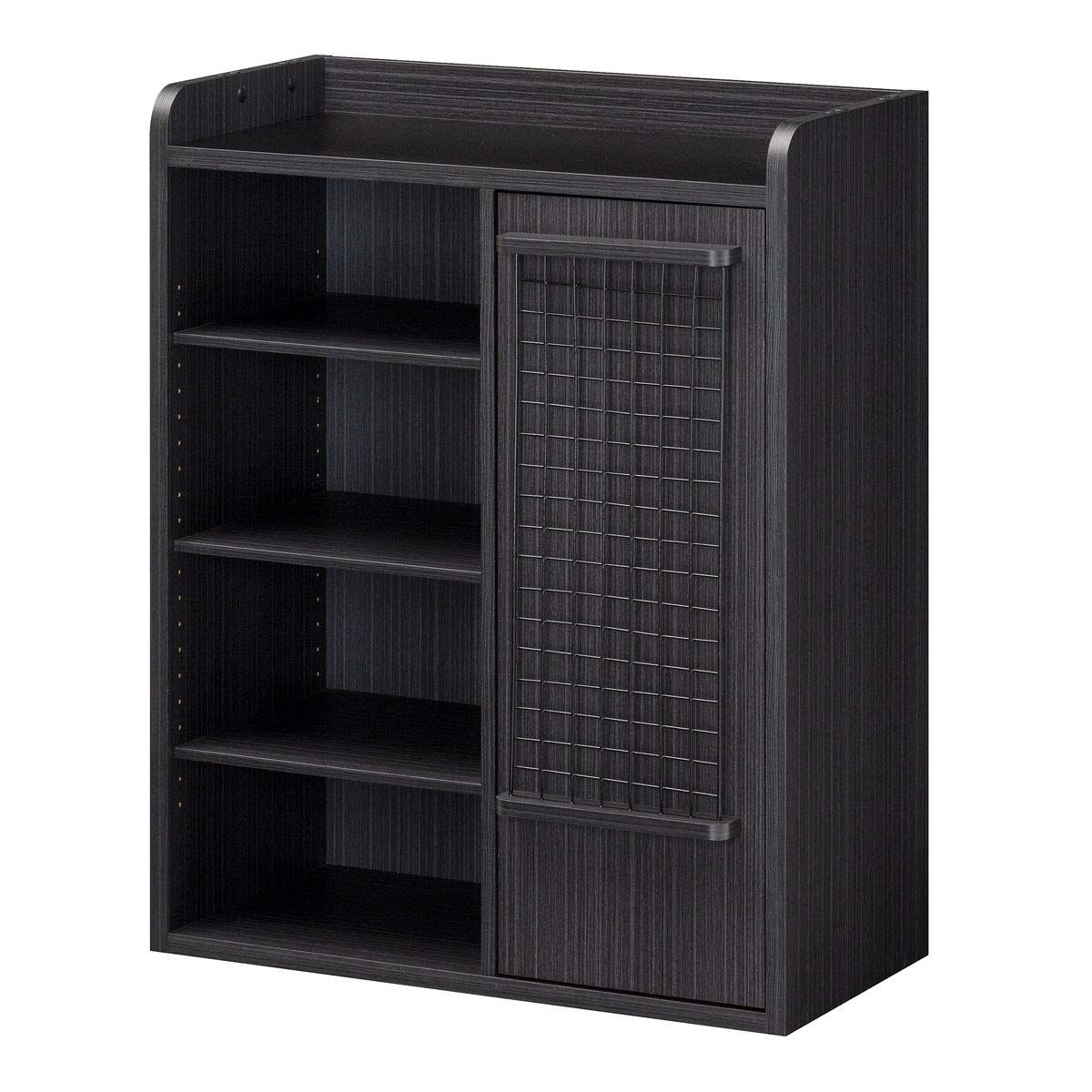 白井産業 釣具 収納 ブラック 釣り具用ストッカー 幅80 高さ100.1 奥行39.6cm PSR-1080DBK ペスカレージ