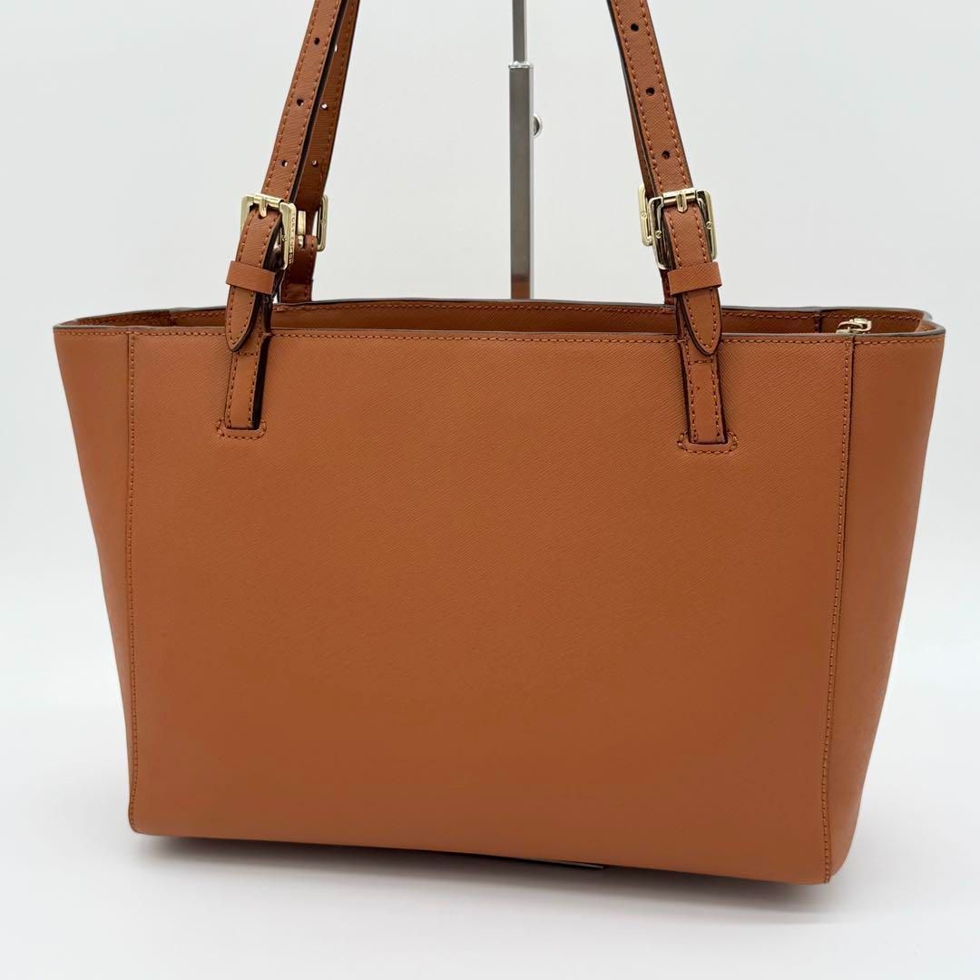 【美品】Tory Burch Emerson トートバック セミショルダー 茶 美品】Tory Burch Emerson トートバック セミショルダー 茶