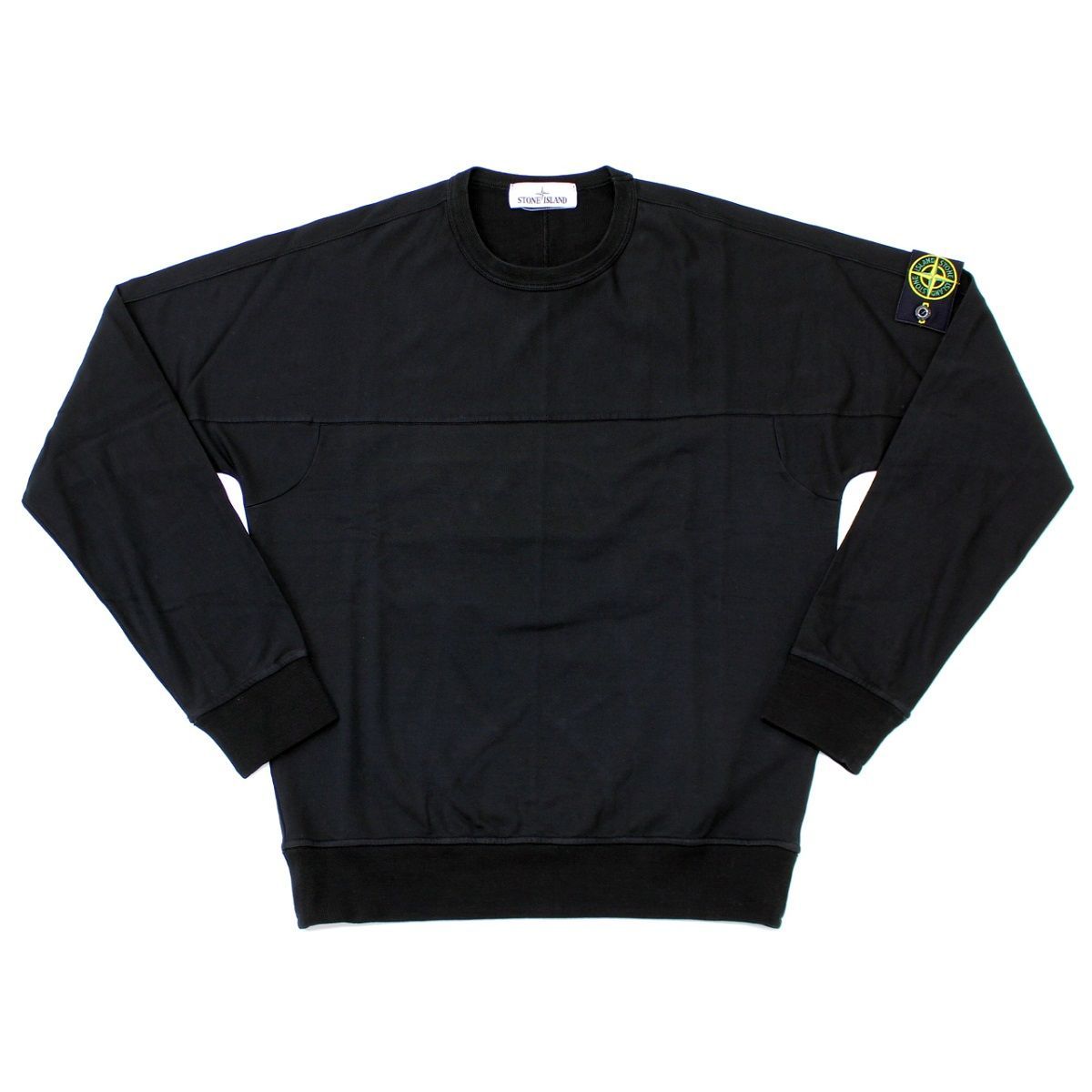5 STONE ISLAND ブラック トレーナー 721562152 - メルカリ