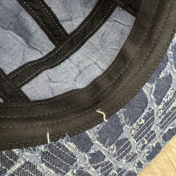 Supreme/シュプリーム【25SS】Frayed Croc Denim Camp Cap/フレイド
