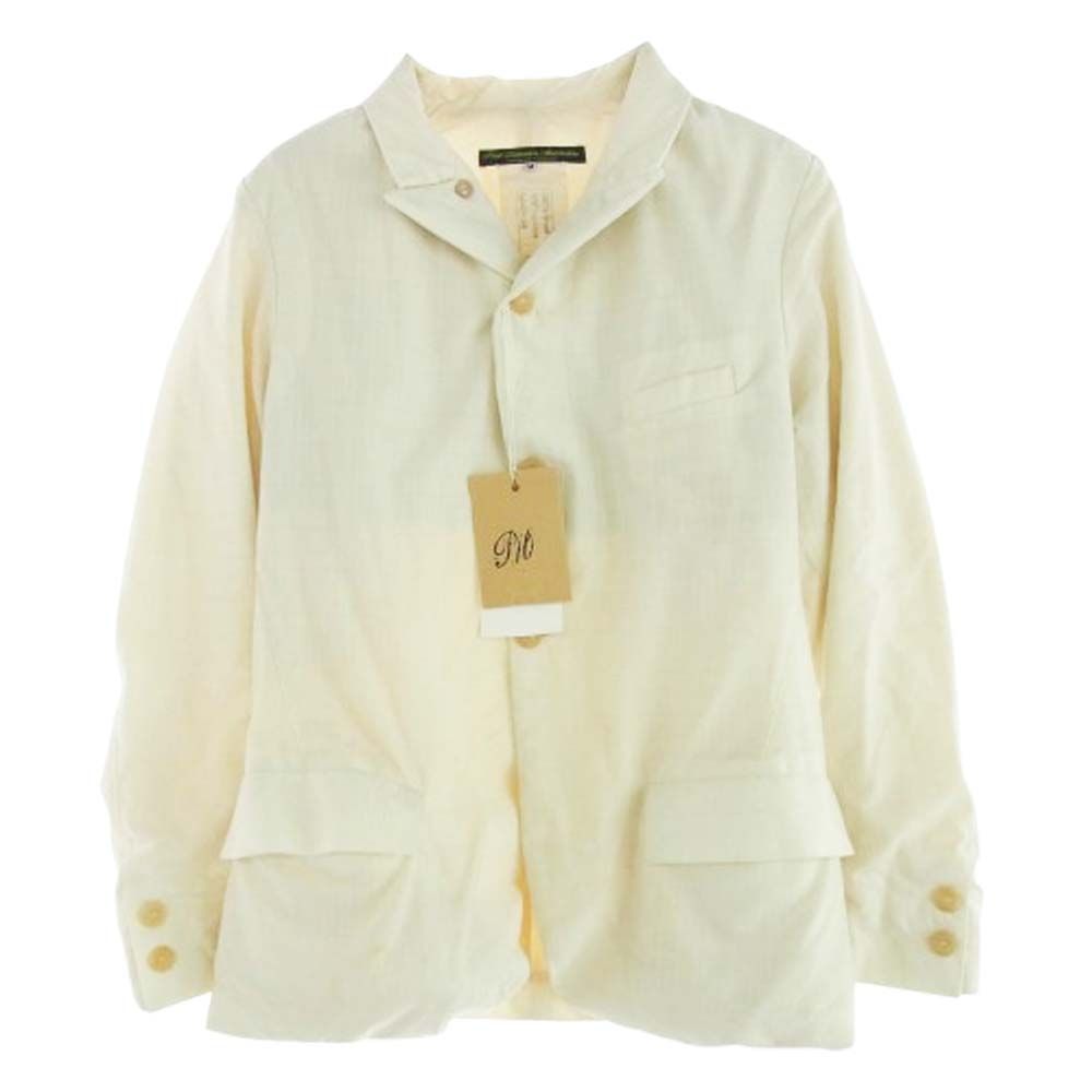 Paul Harnden ポールハーデン Mens Blazer ウール メンズ ブレザー テーラードジャケット クリーム オフホワイト系 M