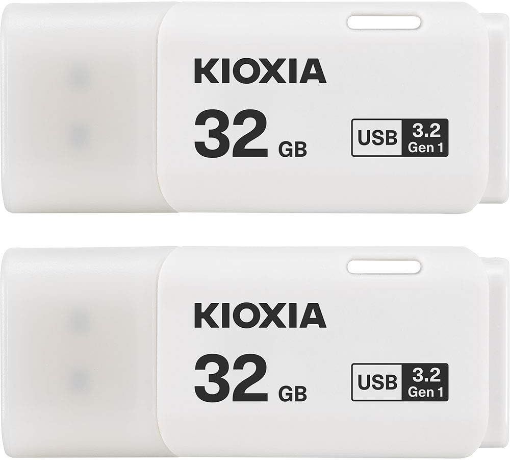 セール！ USBメモリ 32GB Kioxia（旧東芝メモリー）  USB3.2 Gen1 日本製 海外パッケージ 翌日配達・ネコポス送料無料