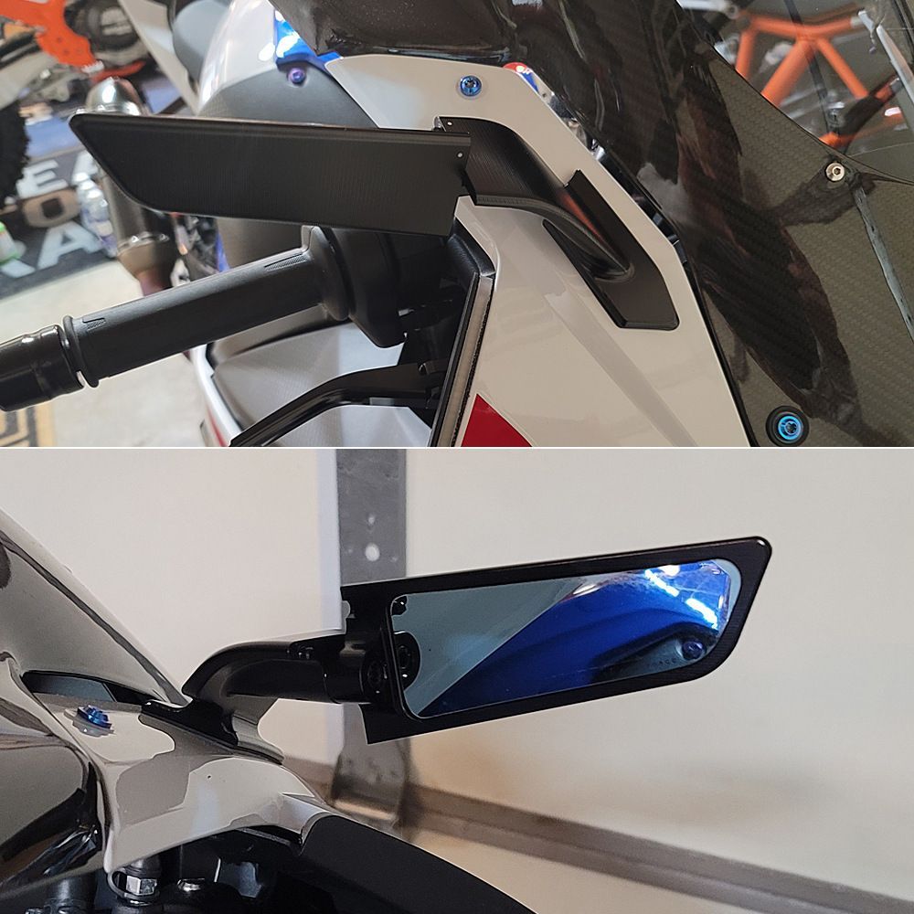 送料無料 BMW S1000RR M1000RR 2024 対応 ウイング付きミラー