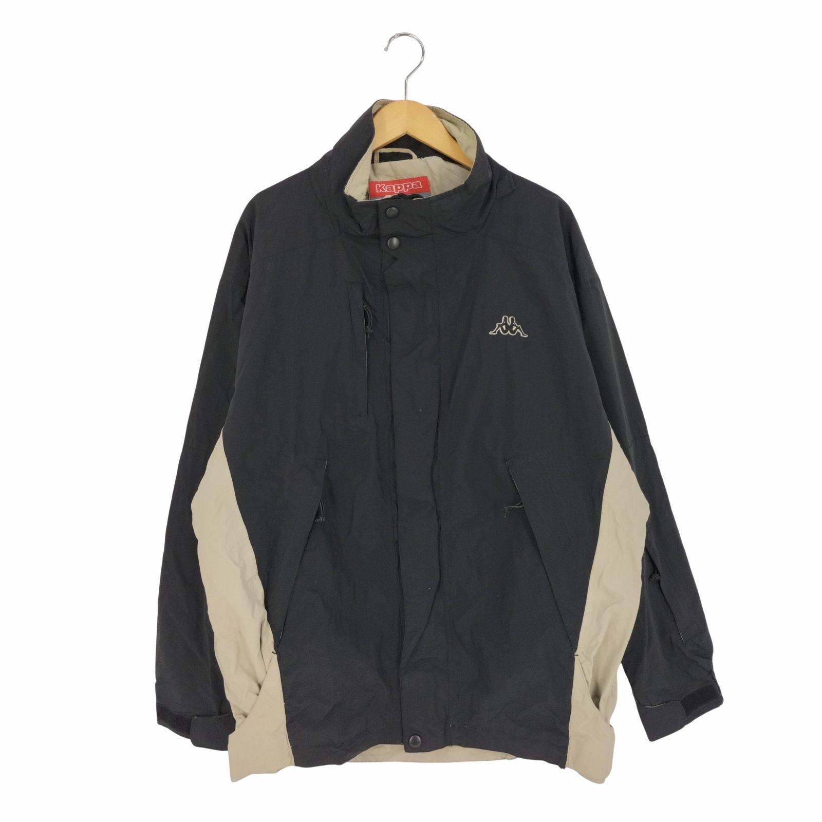 カッパ Kappa バイカラー ハイネック ナイロンジャケット メンズ import：L 
