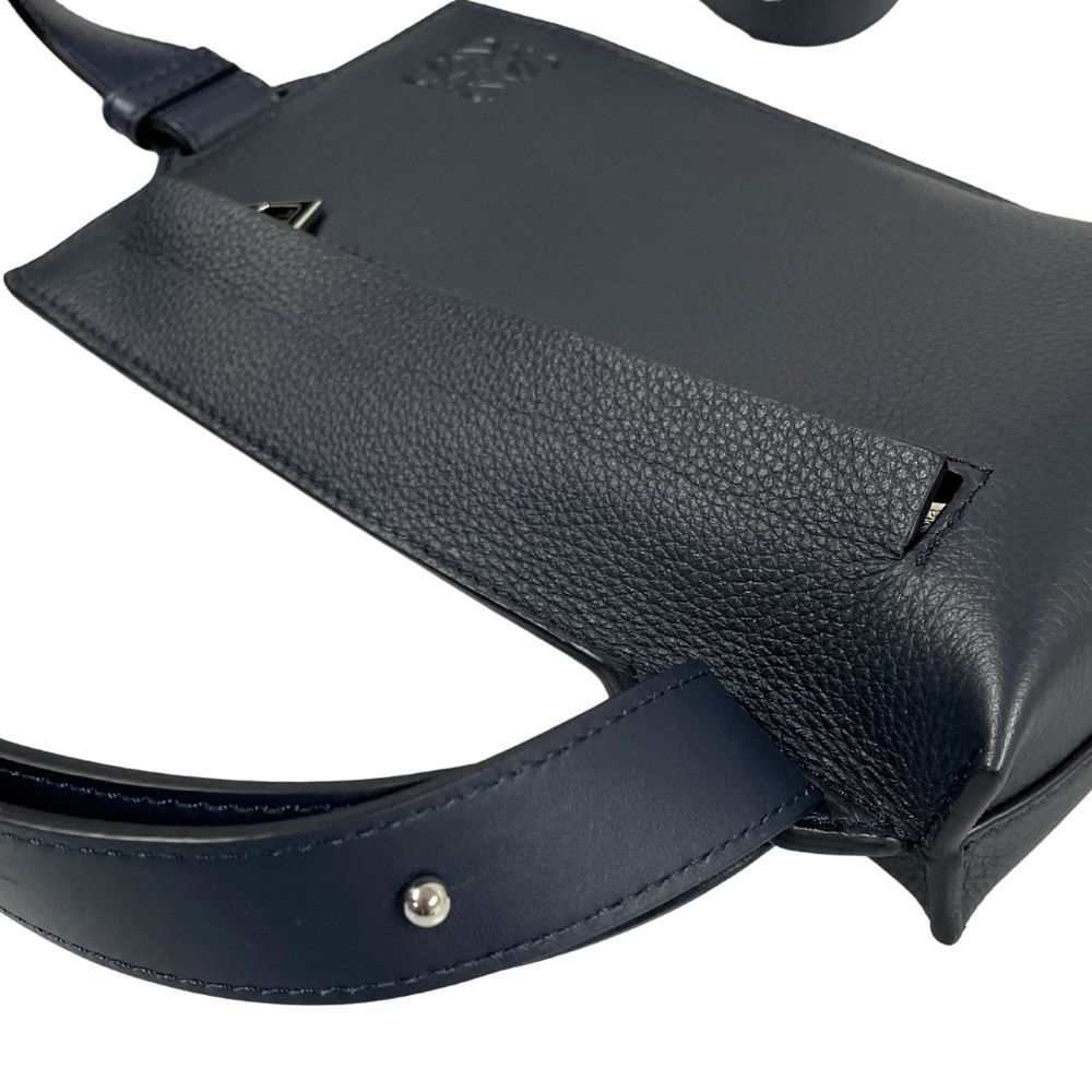 LOEWE ロエベ バーティカル Tポケット ボディバッグ ネイビー