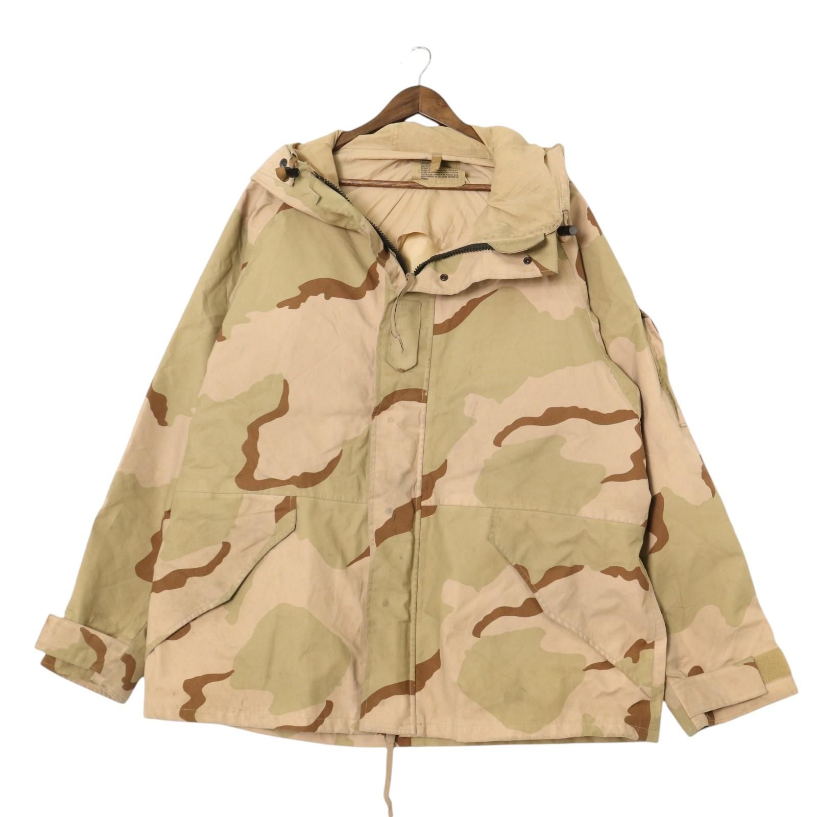 00年代 米軍実物 U.S.ARMY ECWCS GEN1 GORE-TEX パーカージャケット ミリタリー 3Cデザートカモ(メンズ X-LARGE REGULAR) 中古 古着 A2109