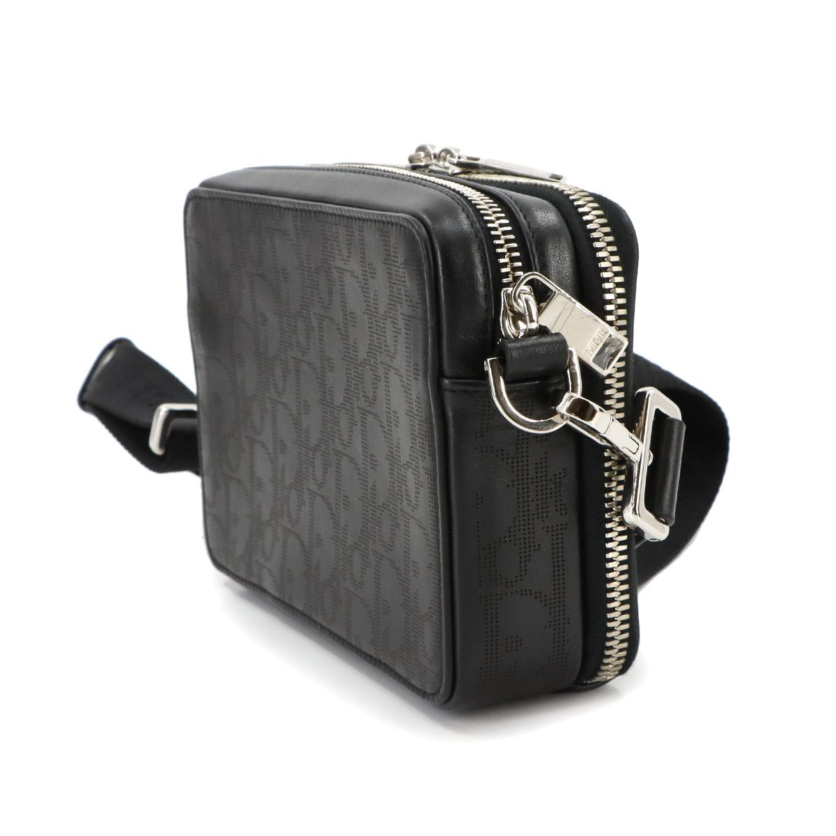 オブリーク ギャラクシー ショルダーバッグ レザー ブラック