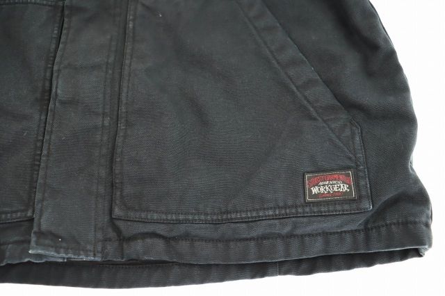 Stussy ブラック ワークギアジャケット 115785 Mサイズ STUSSY - ステューシー ワークギア ジャケット 115785 M 黒