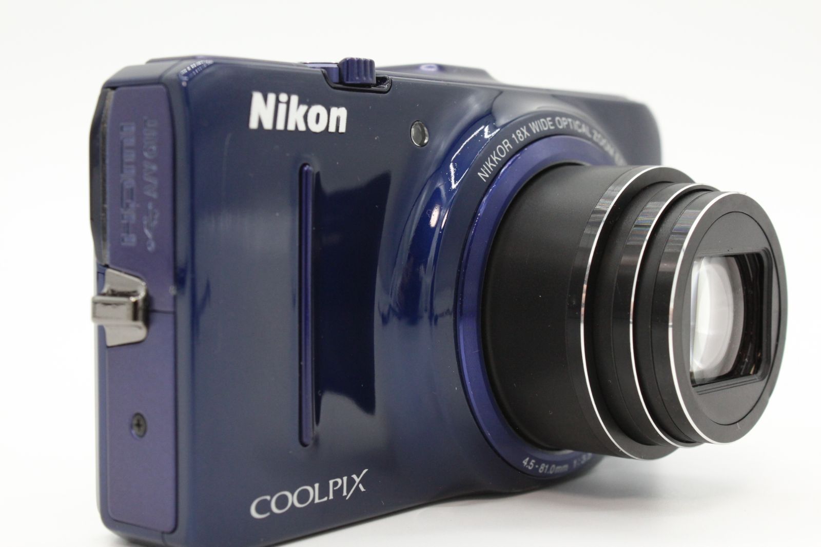 【良品】NIKON ニコン デジタルカメラ COOLPIX (クールピクス) S9300 ネイビーブルー S9300BL #LE2024072