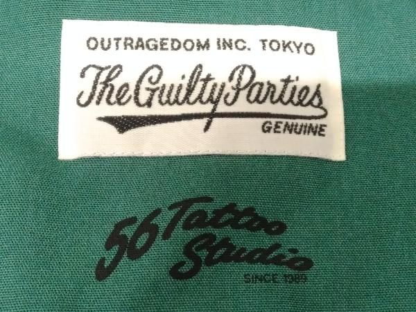 WACKO MARIA 56 TATTOO STUDIO L/S HAWAIIAN SHIRT アロハシャツ 長袖シャツ メンズ Lサイズ グリーン  参考定価49,500円 - メルカリ