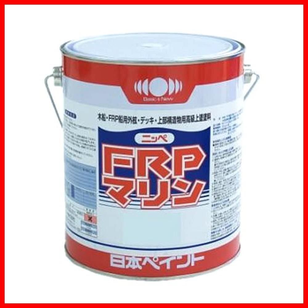 ニッペ ペンキ 塗料 FRPマリン 4kg ホワイト ラッカー つやなし 屋外 4547163000219