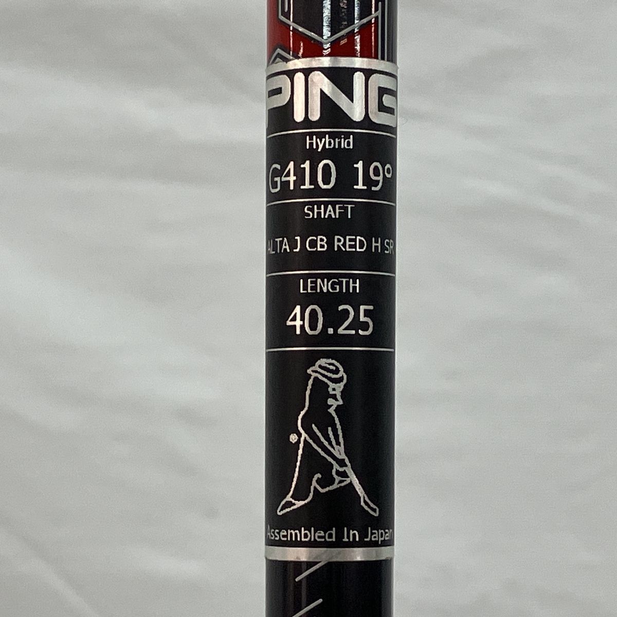 Ping G410 ユーティリティ 3U 19° ゴルフ クラブ ピン ALTA J CB