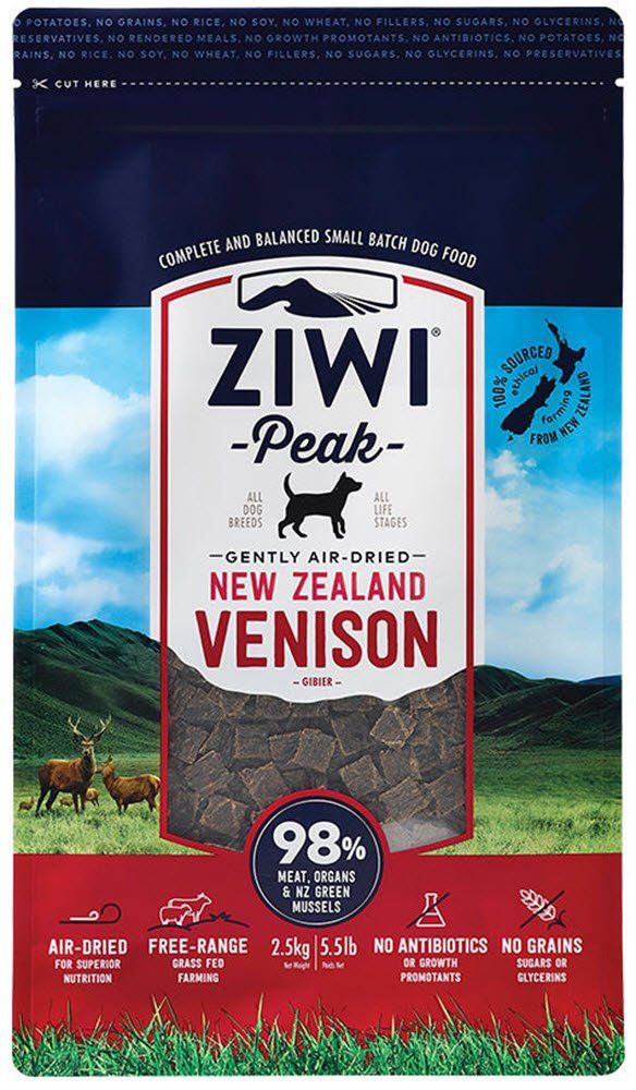 ZiwiPeak ジウィピーク エアドライ ドッグフード ベニソン 鹿 454g