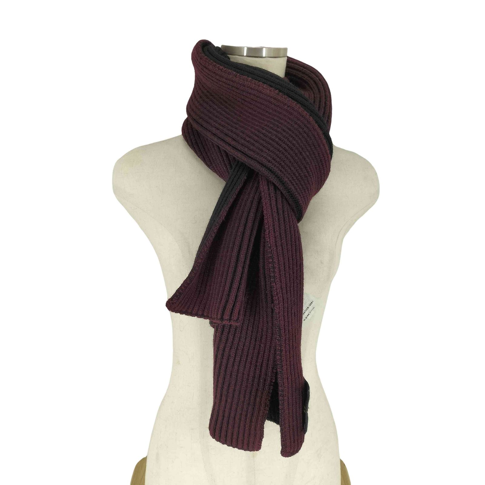 ストーンアイランド STONE ISLAND 2トーン ウール マフラー メンズ 表記無