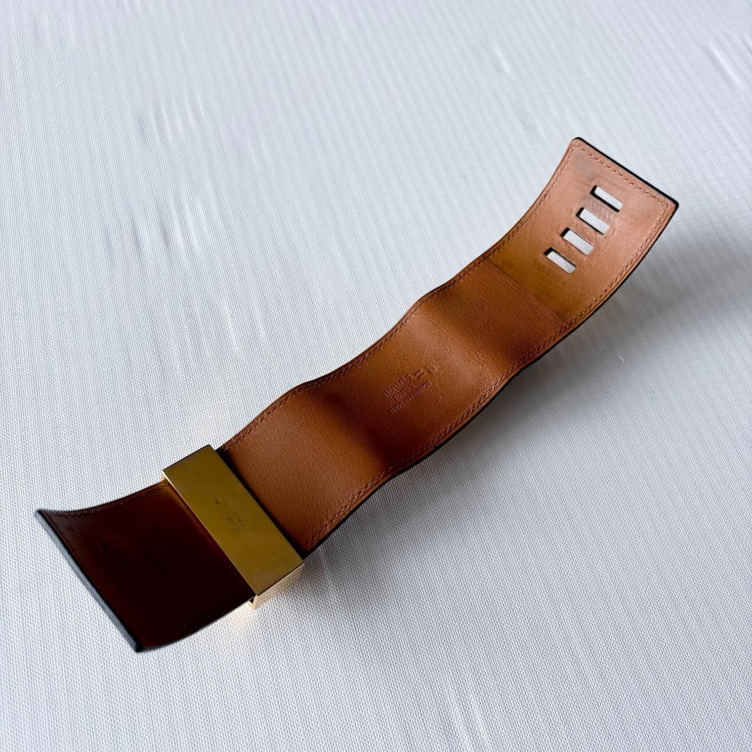 美品『エルメス』コリエドシアン リザード 蜥蜴革 ブレスレット