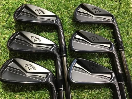 【希少・限定】2024 X Forged Star Black アイアンセット 中古】 キャロウェイ X FORGED STAR(2024) BLACK 6S アイアン