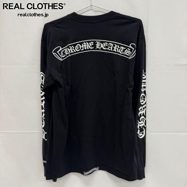 CHROME HEARTS クロムハーツ タグ 袖 サイド プリント 長袖 Tシャツ L