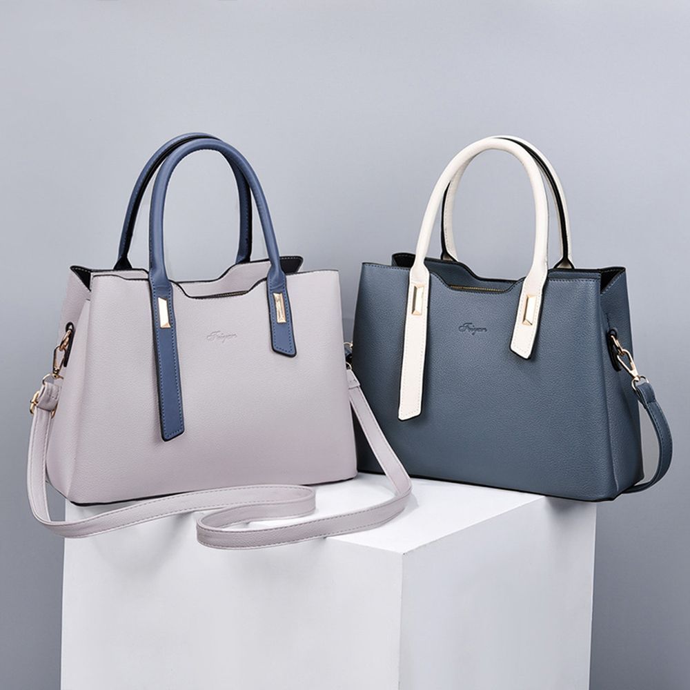 送料無料】トートバッグ レディース ショルダーバッグ バイカラー 3way 