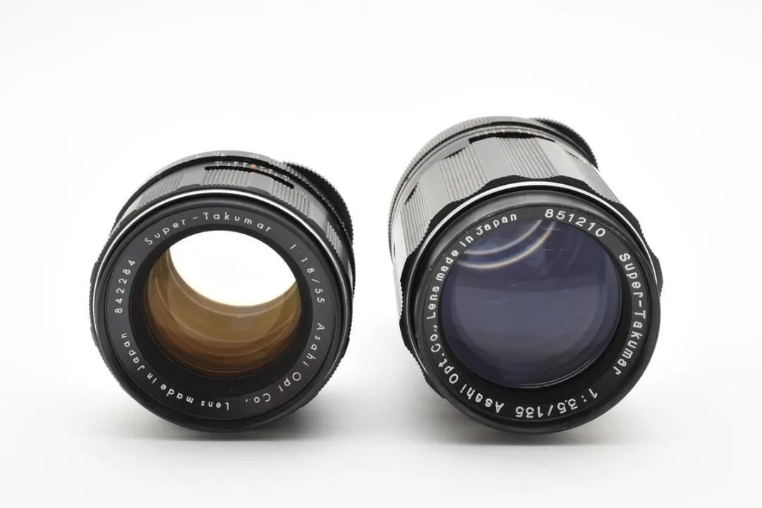 カメラ ◎前期型2本セット◎ Super Takumar 55mm 135mm C086