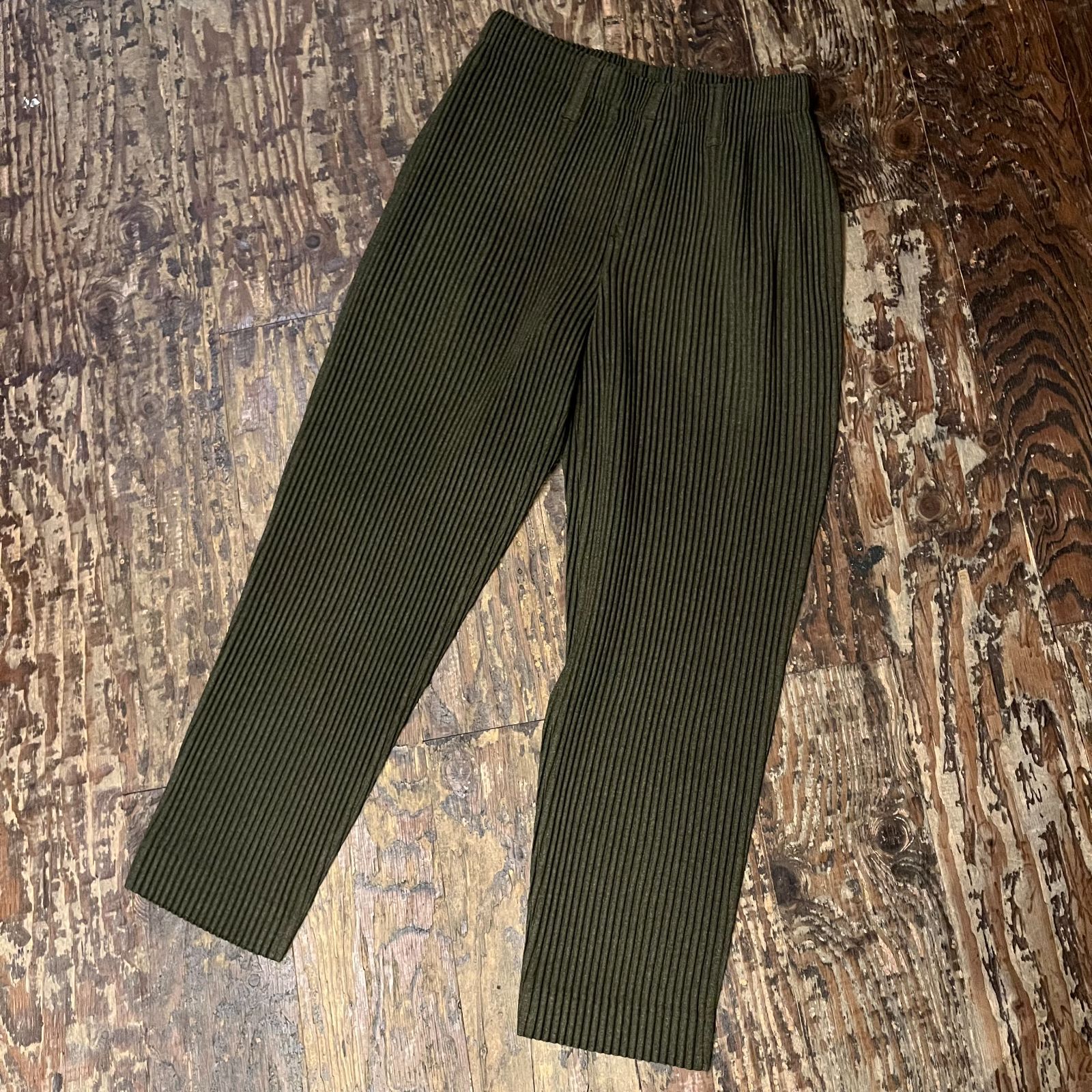 オムプリッセ　Issey miyake グリーン size 1 オムプリッセIssey miyake グリーン size 1