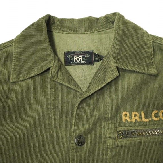 新品 RRL ダブルアールエル EMBROIDERED CORDUROY JACKET エンブロイ