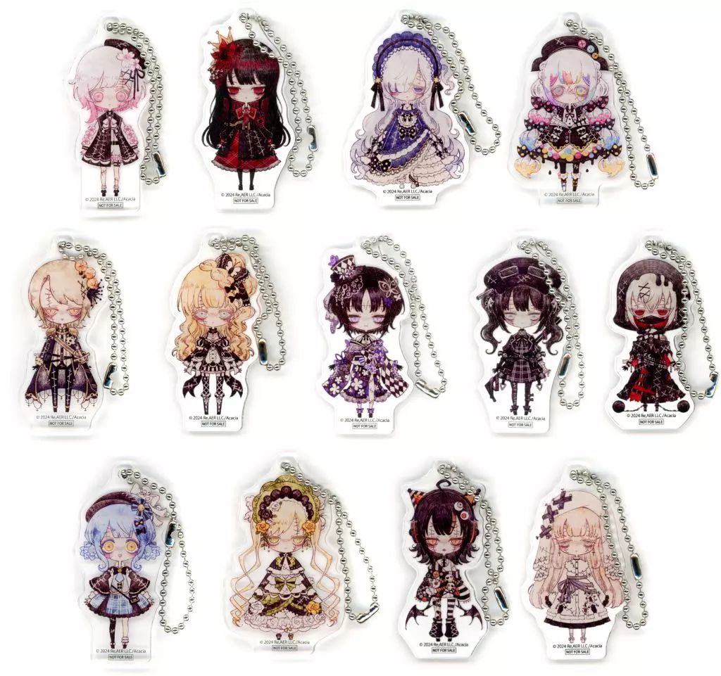 中古】キーホルダー 全13種セット アクリルキーチェーン 「魔法少女ノ